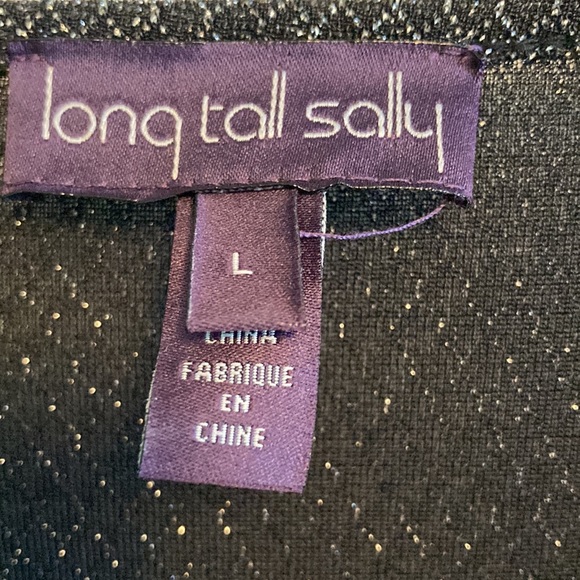 LTS Shimmery Long Loose Top or Dress Tall Size L - Picture 3 of 5